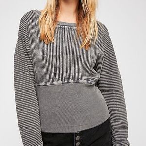 NWOT Free People Remy Thermal Top
